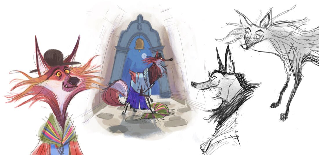 Peruvian Werewolf Character Peruvian Werewolf Character